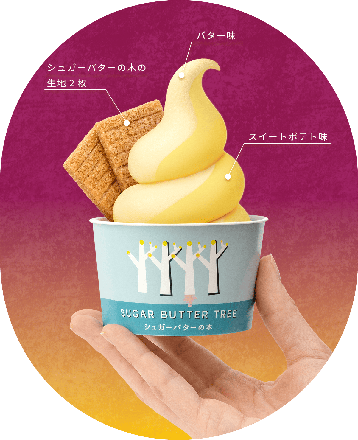 シュガーバターの木 ソフトクリーム イメージ画像