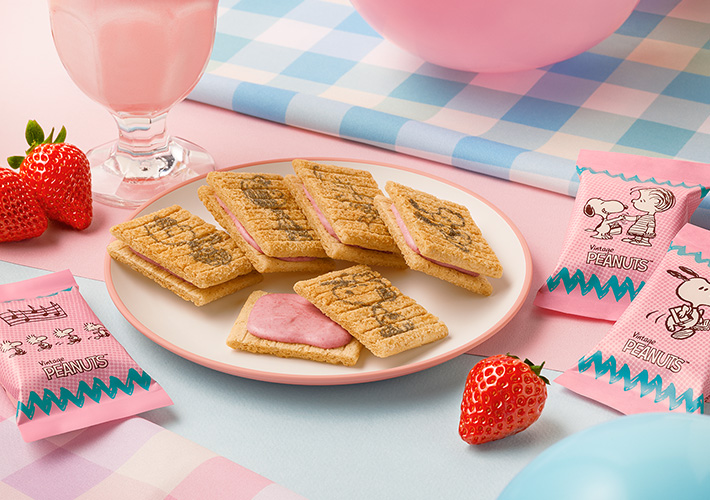 スヌーピー シュガーバターサンドの木 ストロベリーシェイク風